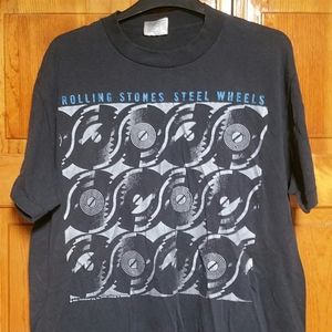 Rolling Stones "Steel Wheels" 1989 Concert T-shirt